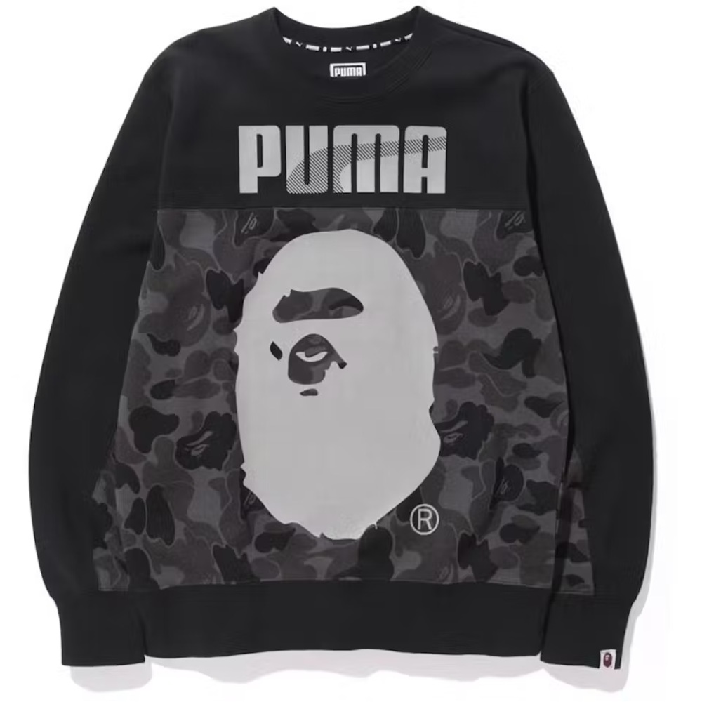 BAPE X Puma ABC Camo Crewneck Sweatshirt